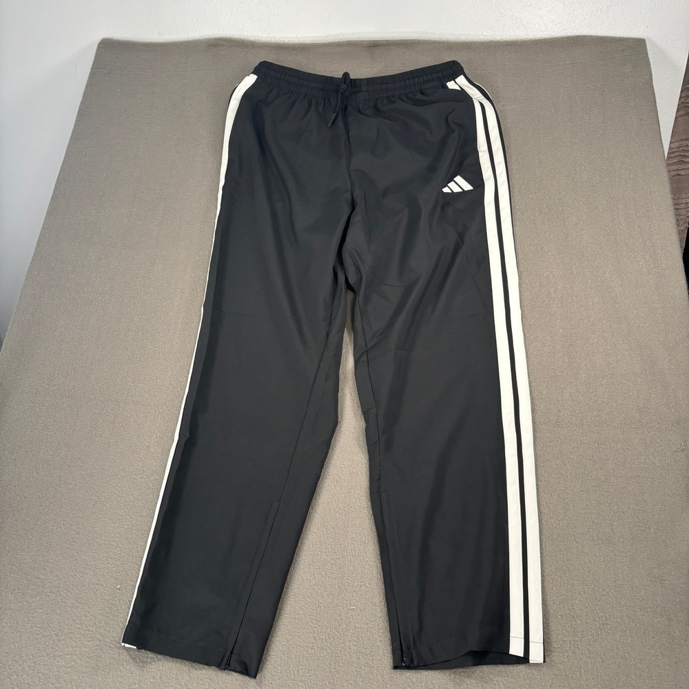 Adidas M STNFRD OPT 3S Pants Mens Size L Black White Multi Sport JC8491
